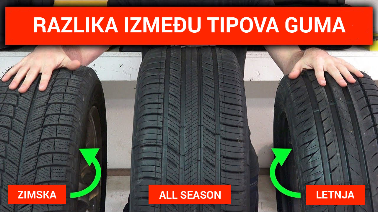 Razlike između tipova guma